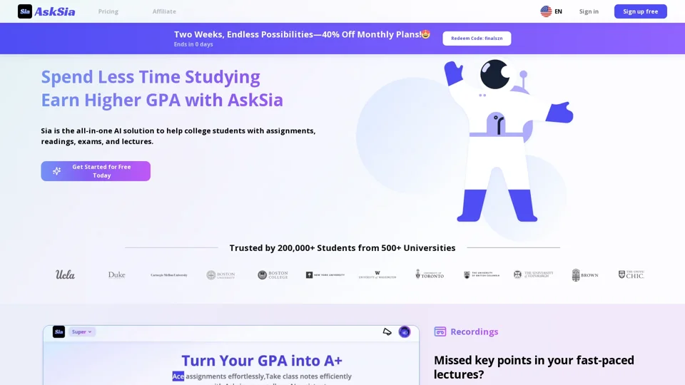 Asksia AI - Your Personal Tutor AI | Best Homework Helper!
