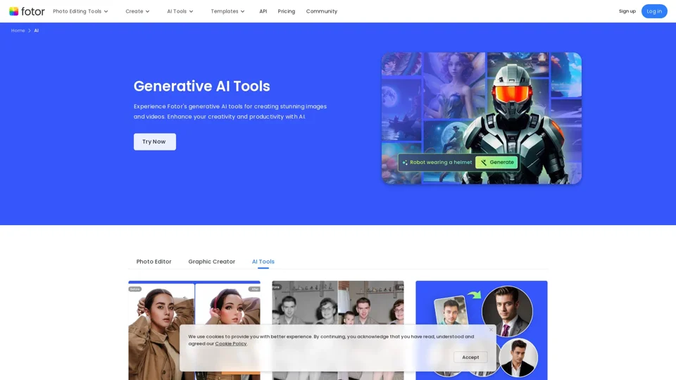 Generative AI Tools - Enhance Your Workflow With AI | Fotor