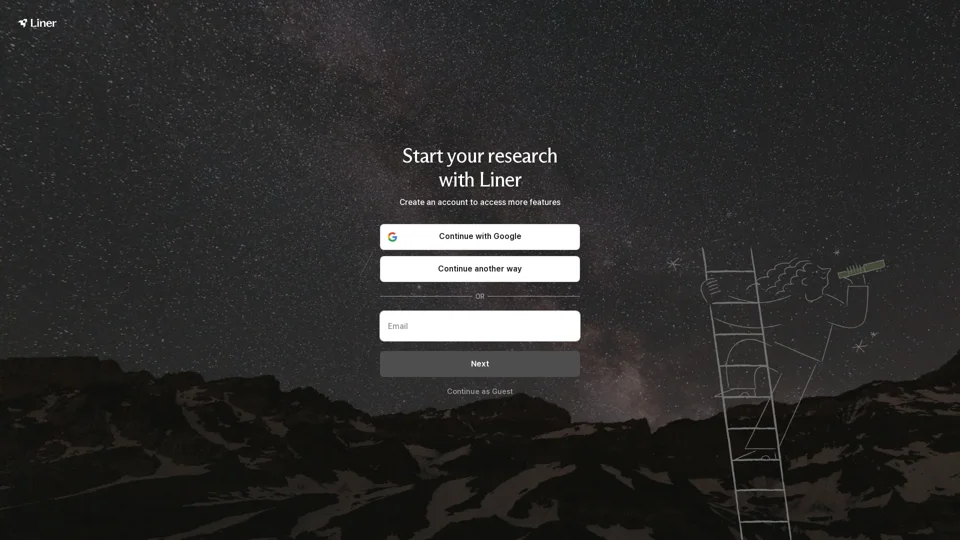 Liner | Credible AI Search Engine