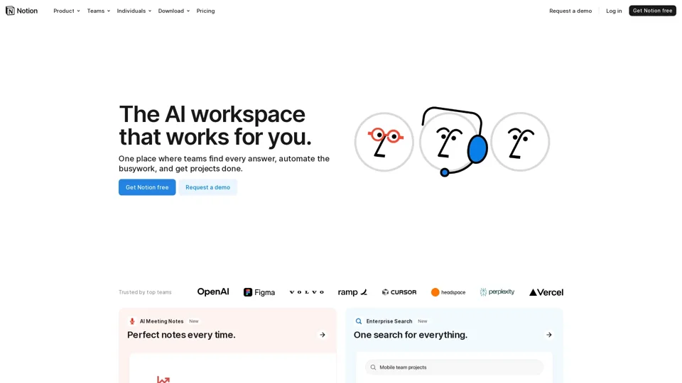The AI workspace that works for you. | Notion