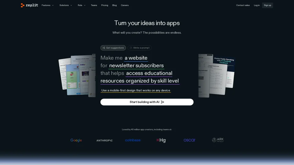 Replit – Build apps and sites with AI
