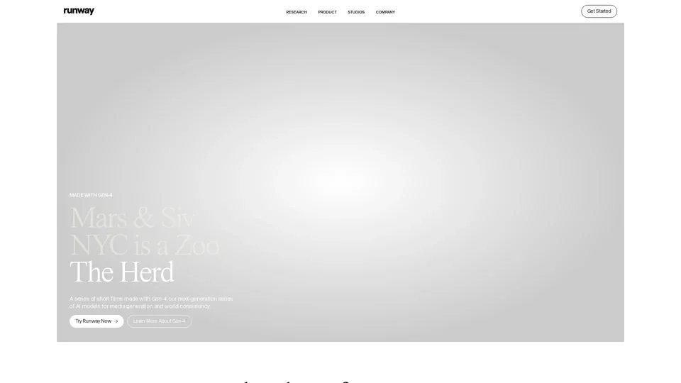 Runway | Tools for human imagination.
