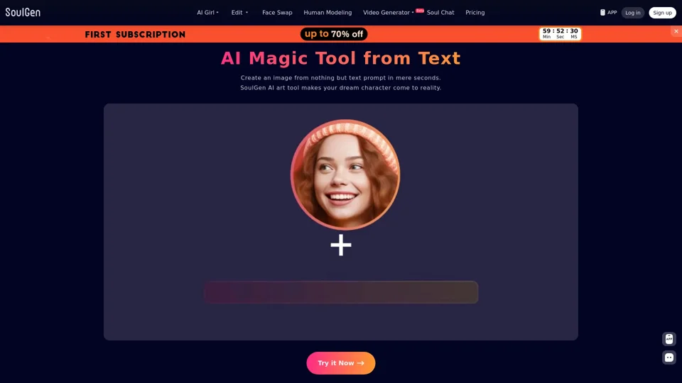 SoulGen: Free AI Magic Tool to Create Art from Text Online
