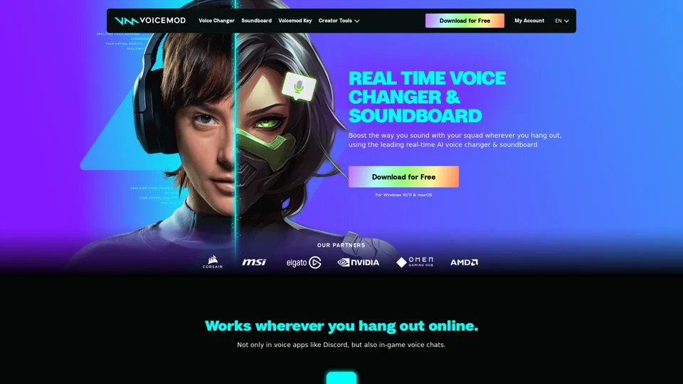 Free Real Time Voice Changer for PC & Mac | Voicemod
