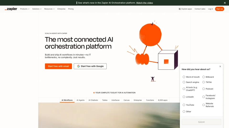 Zapier: Automate AI Workflows, Agents, and Apps