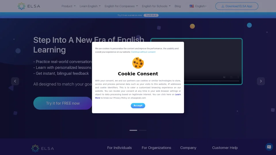 Elsa Speak: Empowering English Fluency with AI