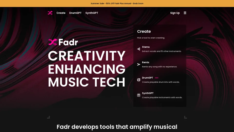 Fadr: Empowering Independent Creators