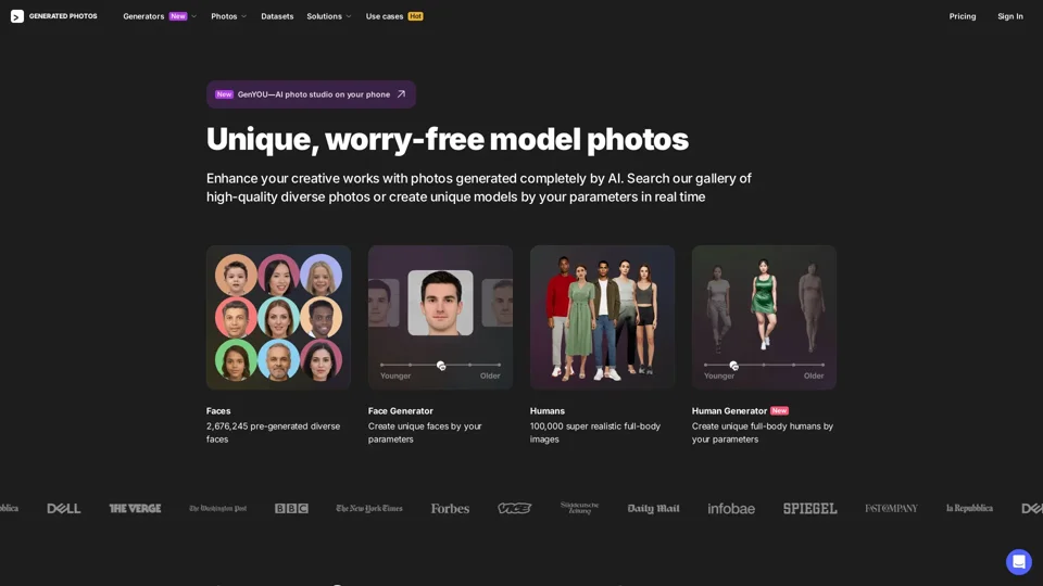 Generated Photos: AI-Powered Portrait Creation