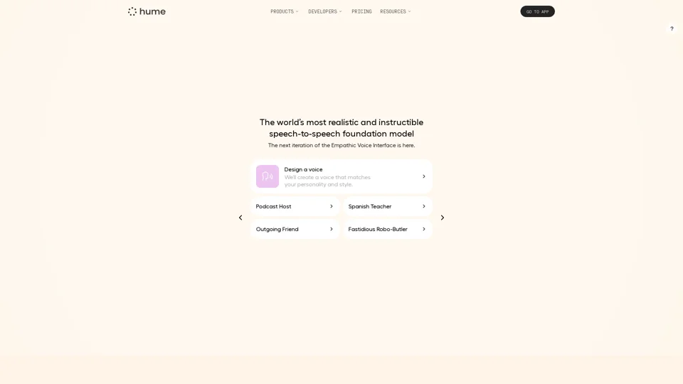 Home • Hume AI