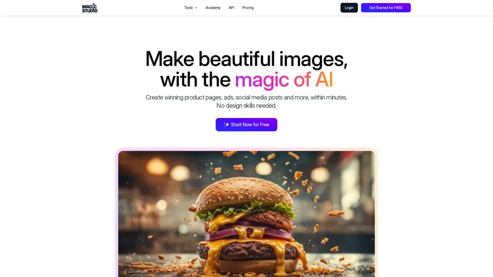 Magic Studio : Make beautiful images with AI