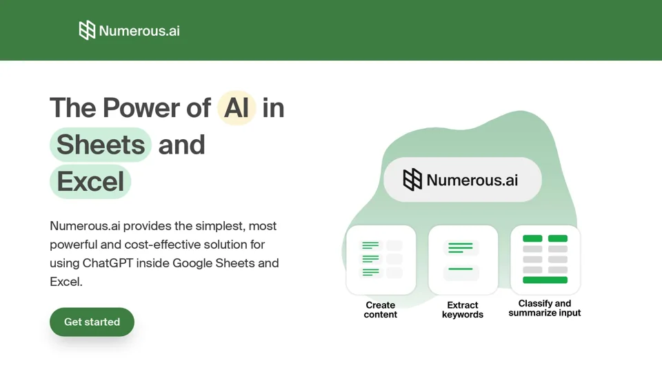 Numerous AI: Transform Your Data Insights