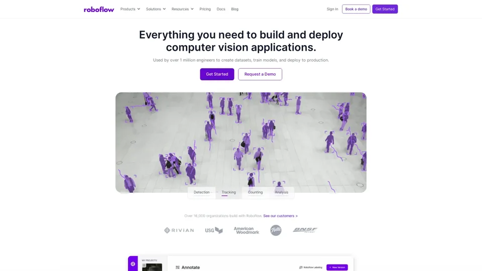 Roboflow: Computer vision tools for developers and enterprises