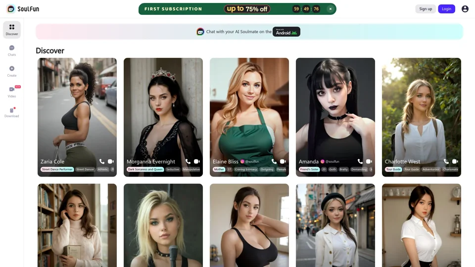 SoulFun - Have fun in every AI chat with your soulmates