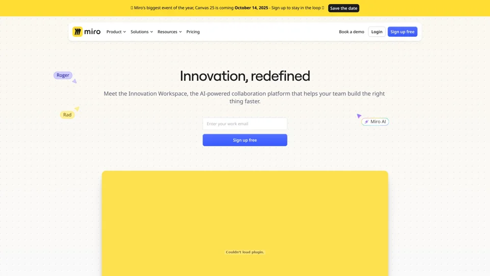 Miro: Your Visual Collaboration Hub