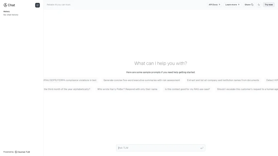 Cleanlab Chat