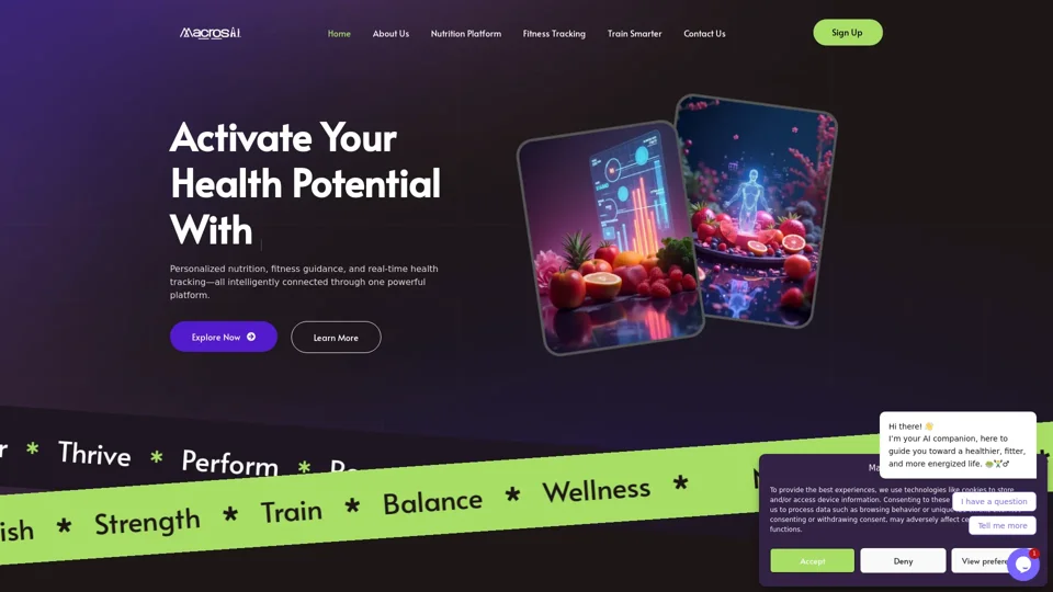 Home - Macros AI