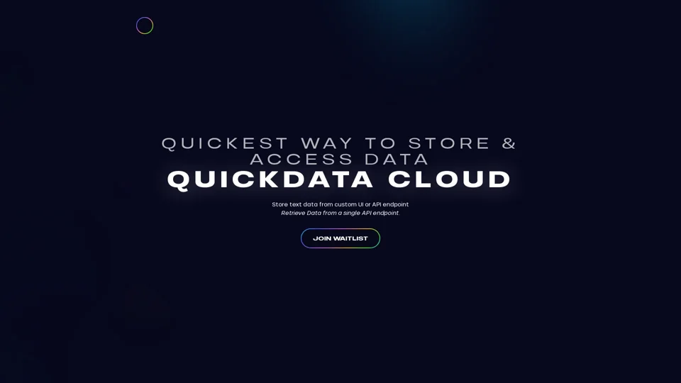 QuickData: Empowering Efficient Data Management QuickData: Empowering Efficient Data Management