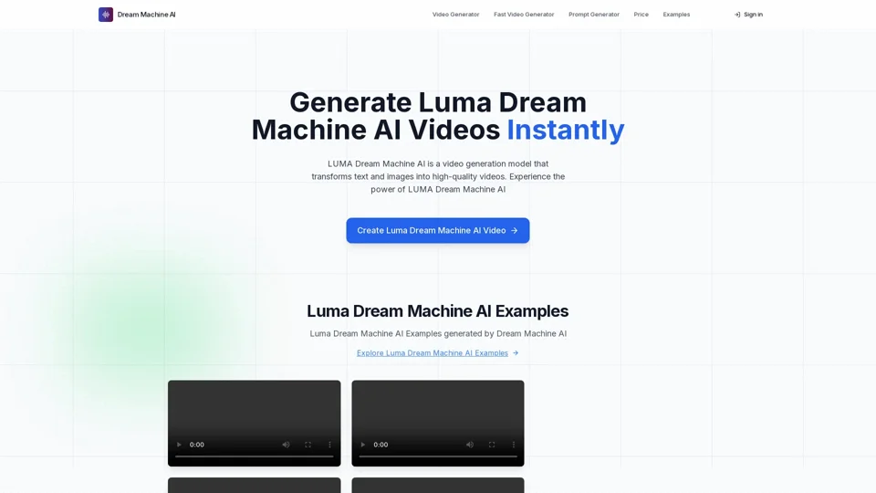 Dream Machine AI | Free AI Video Generator