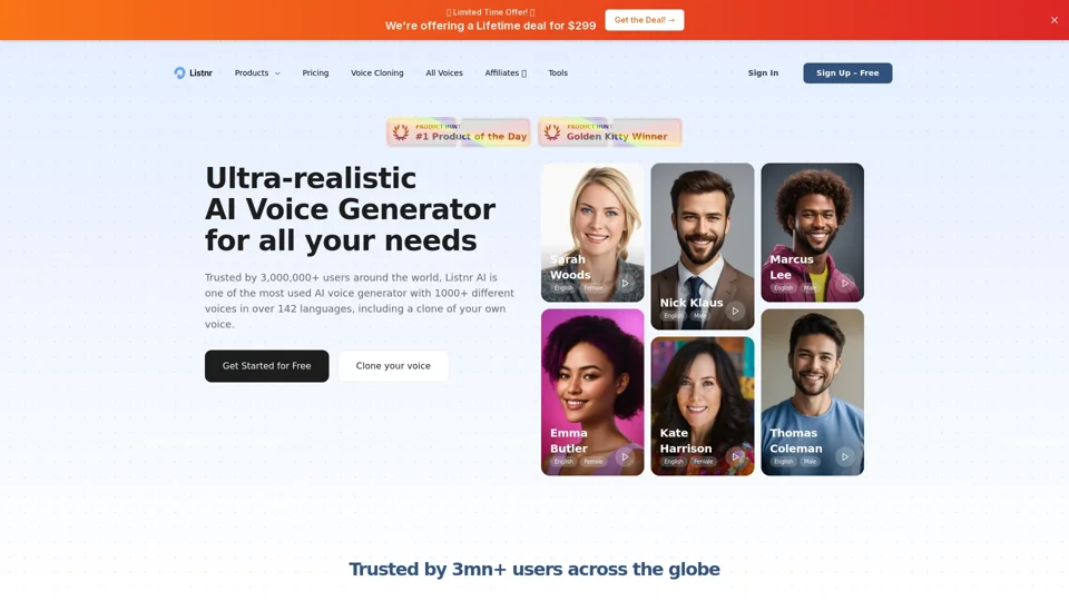 AI Voice Generator: Realistic Text to Speech & Voice Cloning