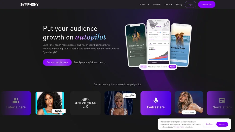 SymphonyOS: Intuitive Operating Environment for Musicians