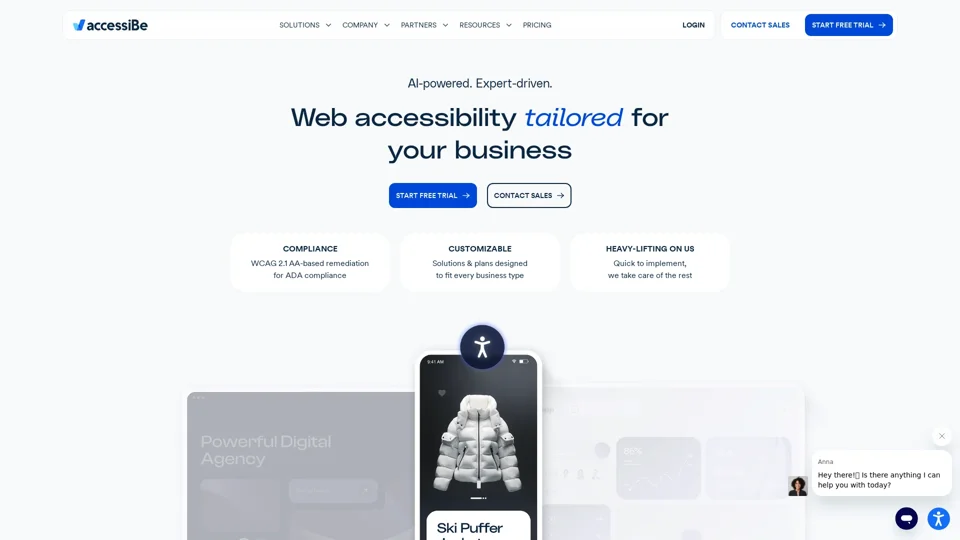 Web Accessibility Solution for ADA Compliance & WCAG - accessiBe
