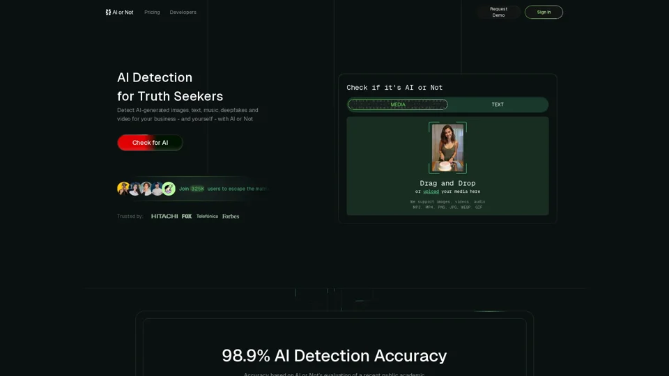 AiorNot: AI or Not - Determine AI-Generated Content Instantly AiorNot: AI or Not - Determine AI-Generated Content Instantly