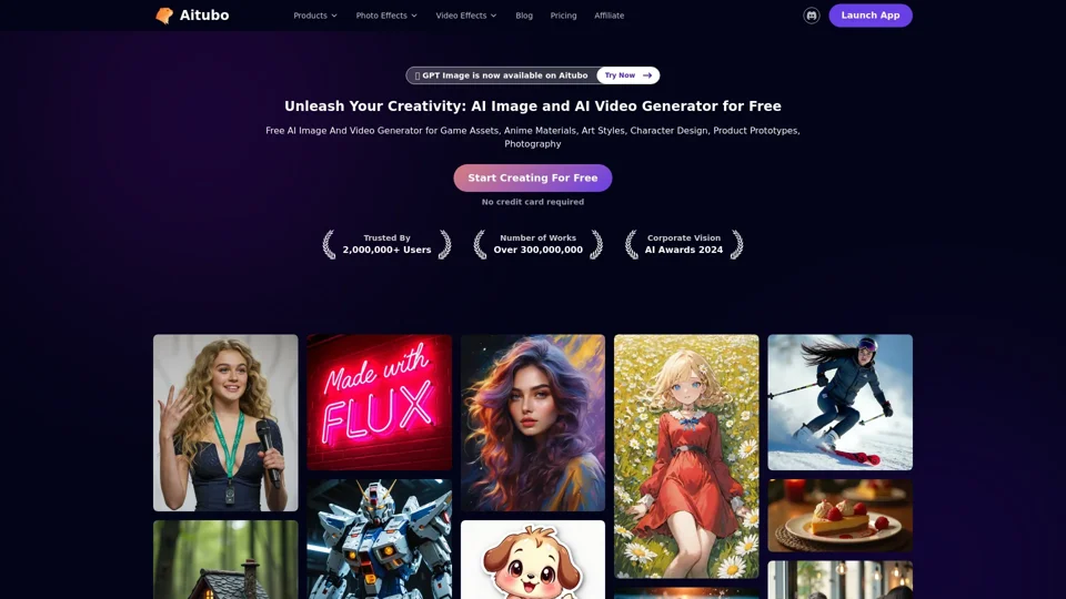 Aitubo: AI Image and Video Generator - Aitubo.ai