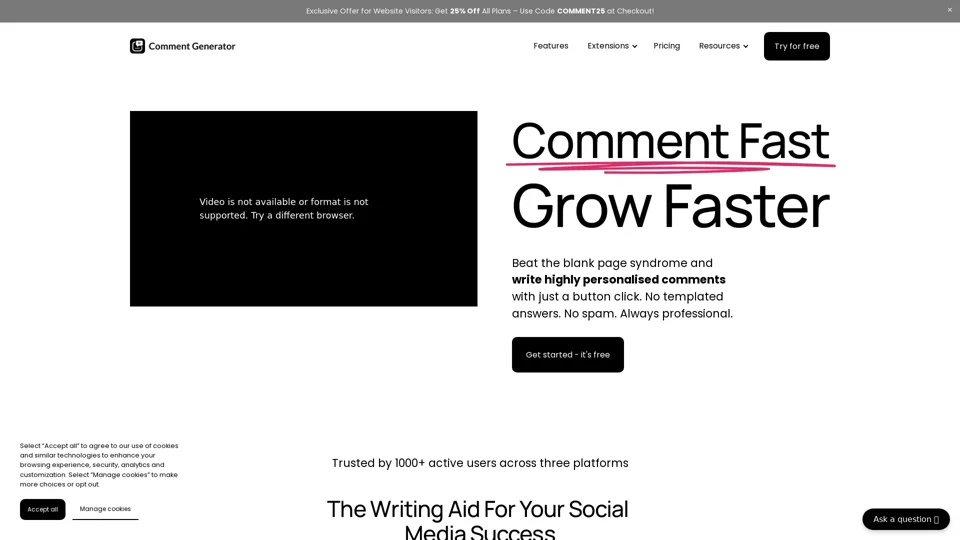 Comment Generator: Streamline Your Feedback Process