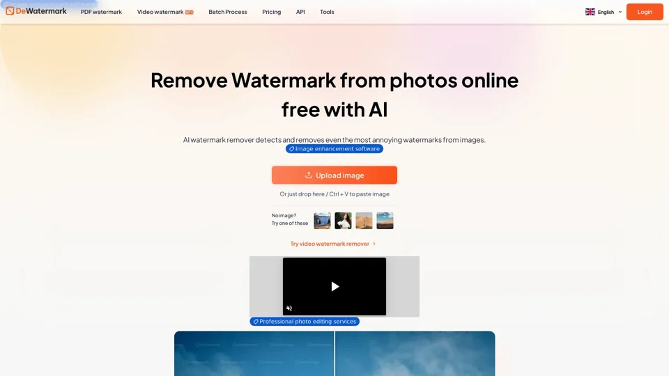 DeWatermark: Effortless Image Enhancement DeWatermark: Effortless Image Enhancement