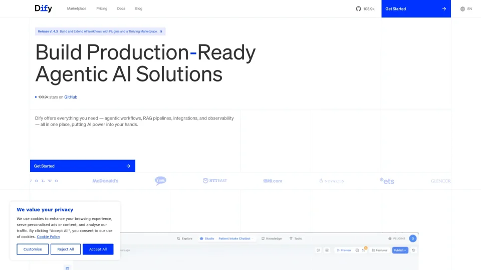 Dify.ai: AI-Powered Workflow and Automation Solutions