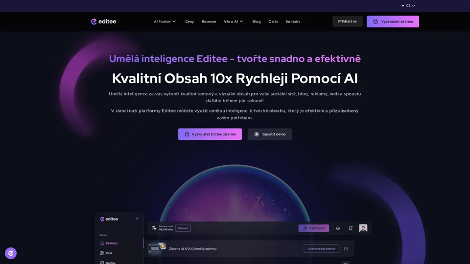 Umělá inteligence Editee - futuristická aplikace, kterou musíte vidět