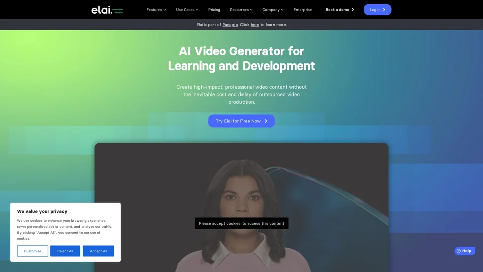 Elai.io - The Most Advanced and Intuitive AI Video Generator