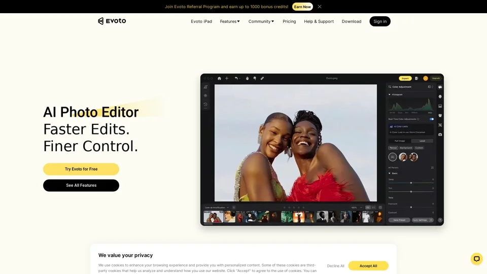 Evoto.ai: Revolutionizing Photography Enhancement