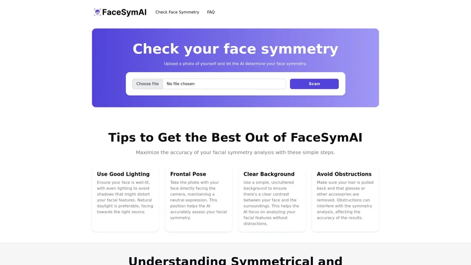 Determine Your Face Symmetry with AI