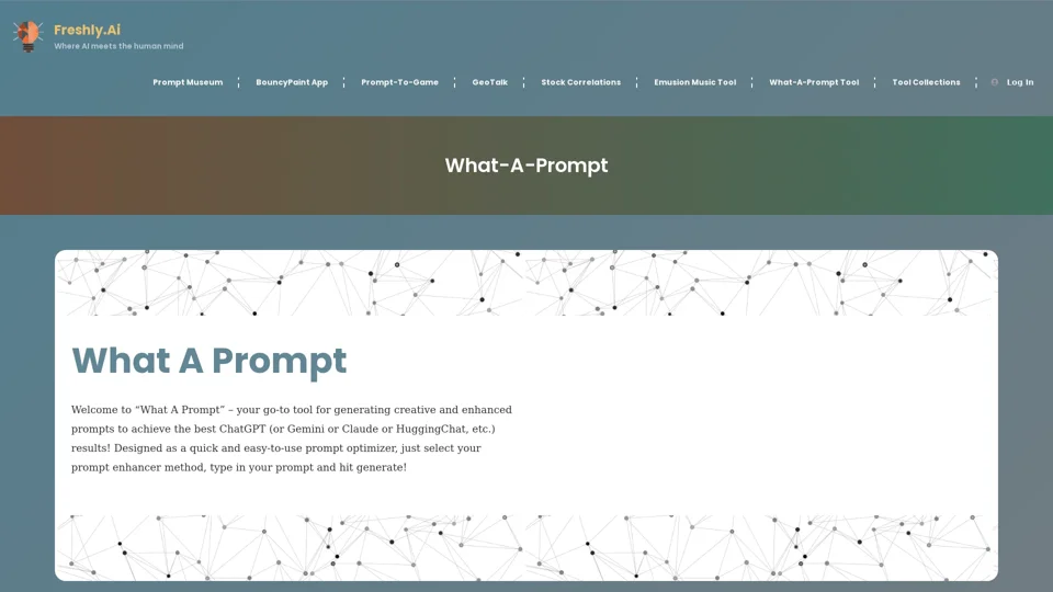 What-A-Prompt - Freshly.ai