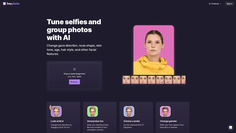 HeyPhoto – AI Photo Editor Online