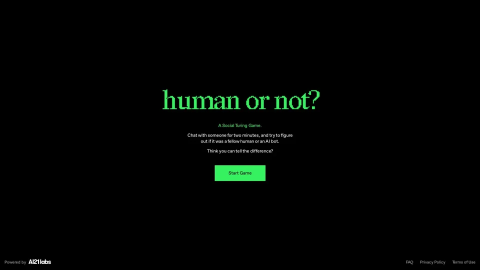 Human or Not AI: Engage with Realistic AI Conversations