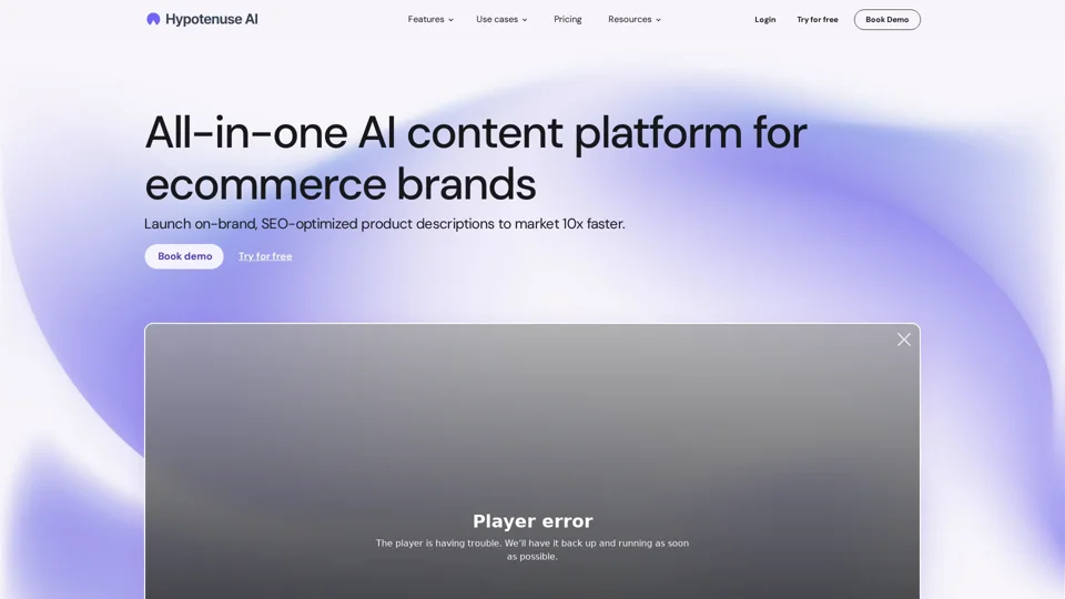 Hypotenuse AI: Effortless Content Creation and Optimization