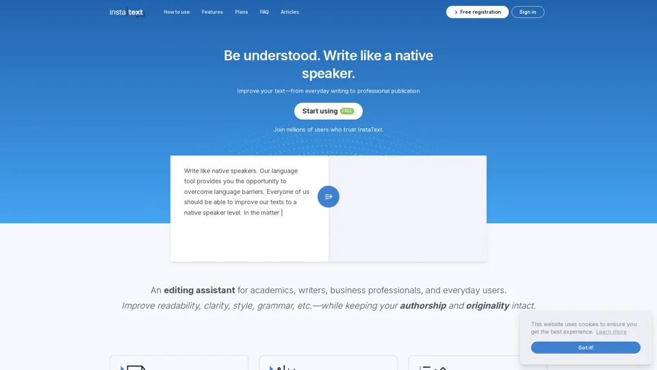 Instatext: Enhance Your Text with Smart Suggestions Instatext: Enhance Your Text with Smart Suggestions