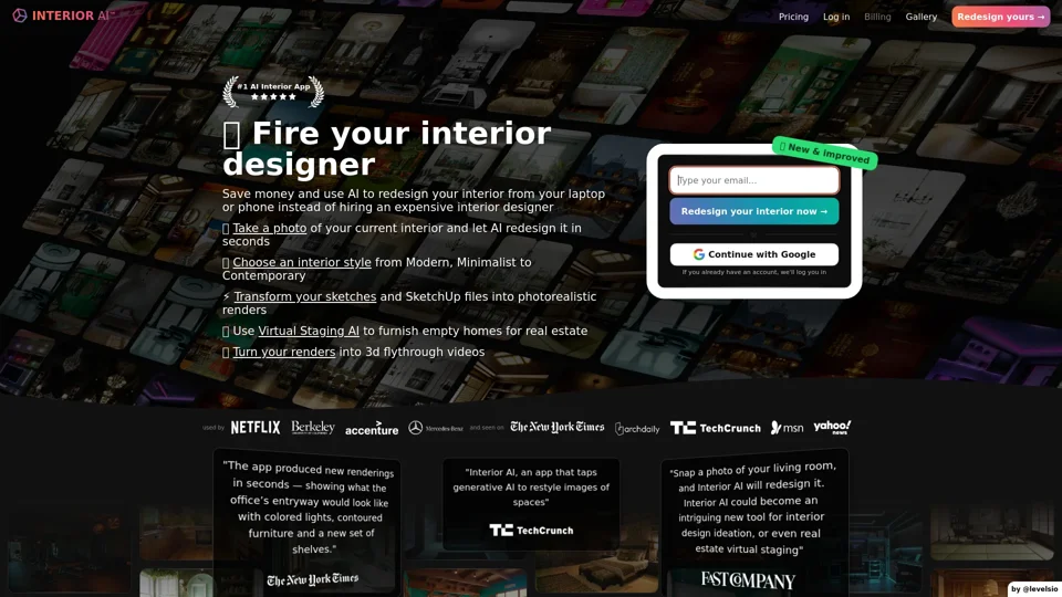 InteriorAI: Revolutionizing Interior Design with AI