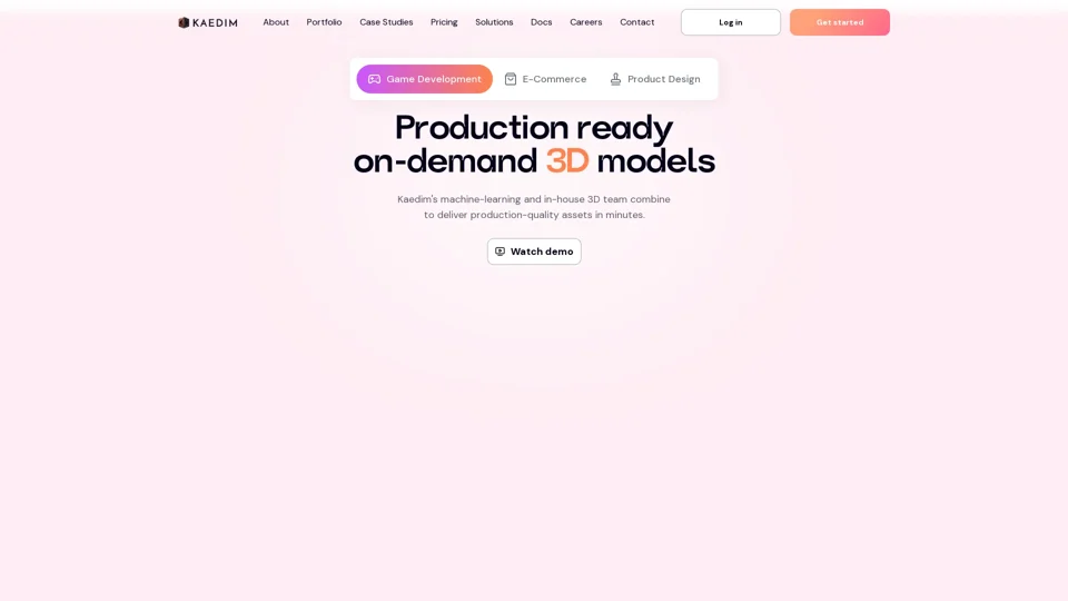 Kaedim | AI-powered Art Outsourcing