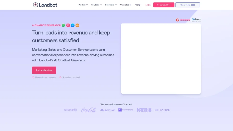 Landbot: Seamless Conversational Experiences