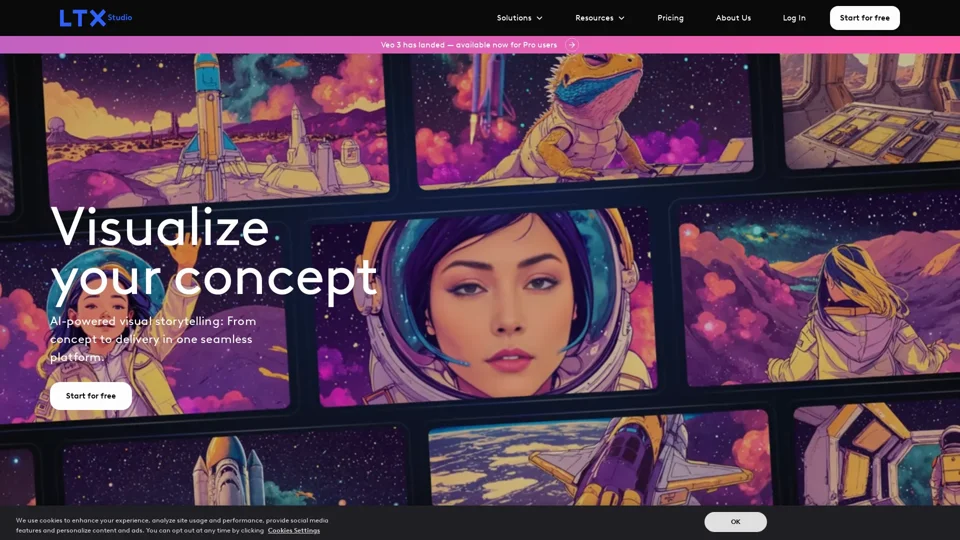 Visualize your concept | LTX Studio