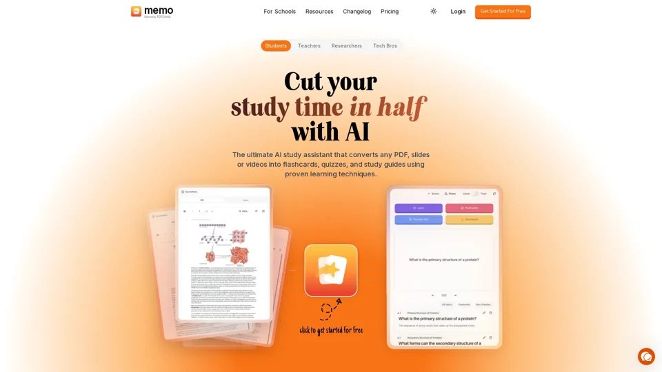 Memo AI - Cut Your Study Time in Half with AI