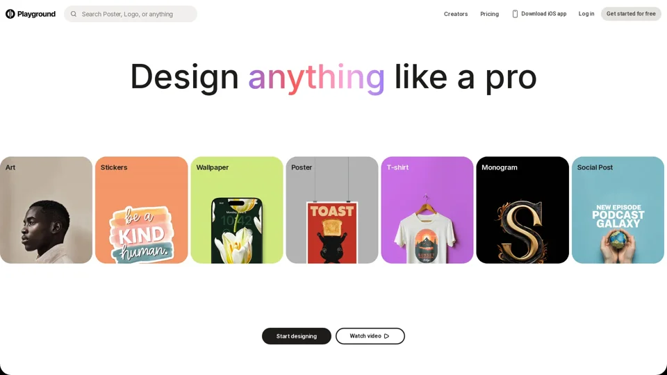 Playground: Where Imagination Meets Innovation