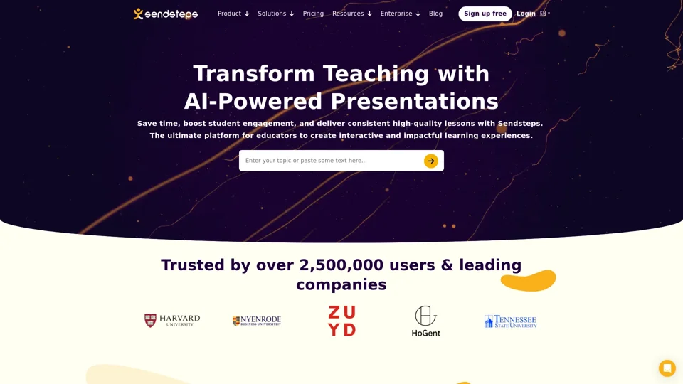 Sendsteps: Interactive Audience Engagement Made Simple