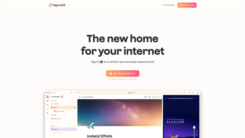 SigmaOS: Revolutionizing Your Browser Experience