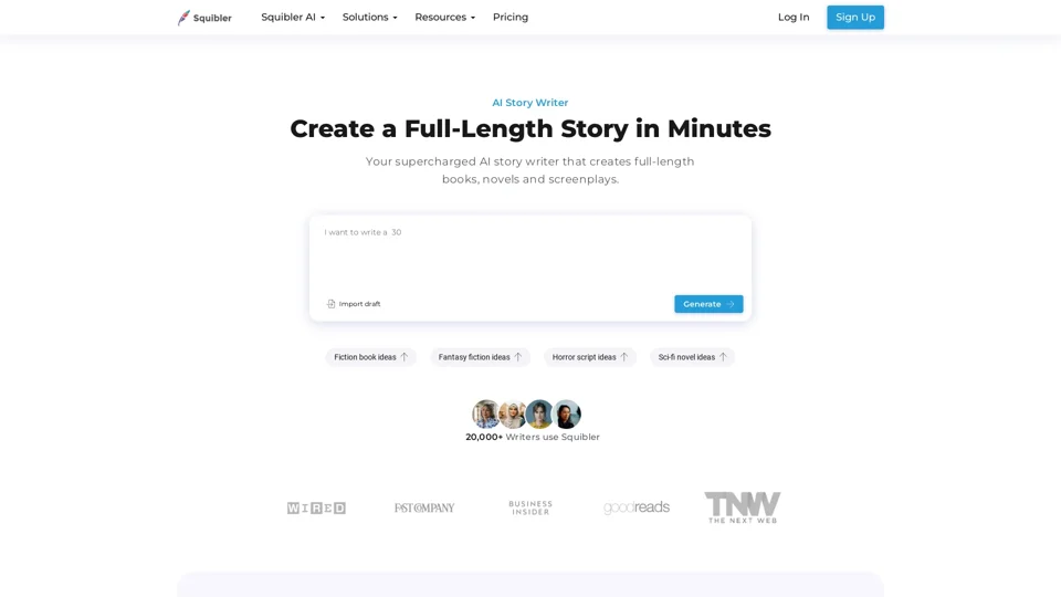 Squibler: AI Story Writer