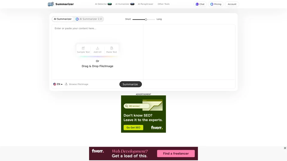 Summarizer.org: Instant Summarization Made Simple