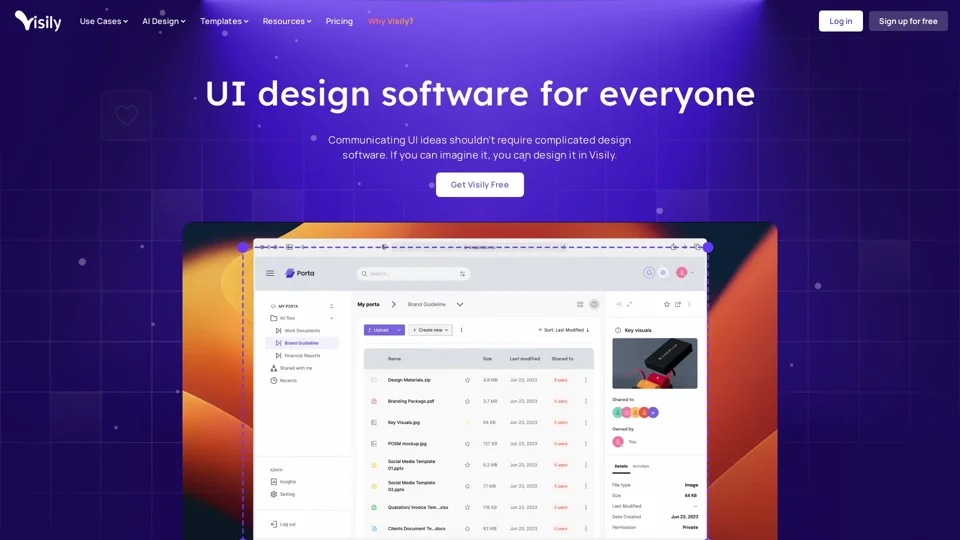 Visily: Designer-Grade UI Mockups for Everyone